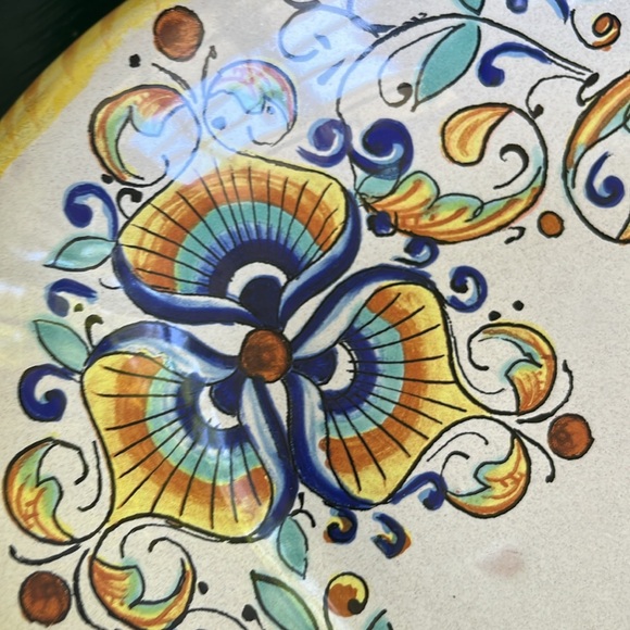 Italian Oval Ceramic Platter - Picture 4 of 4